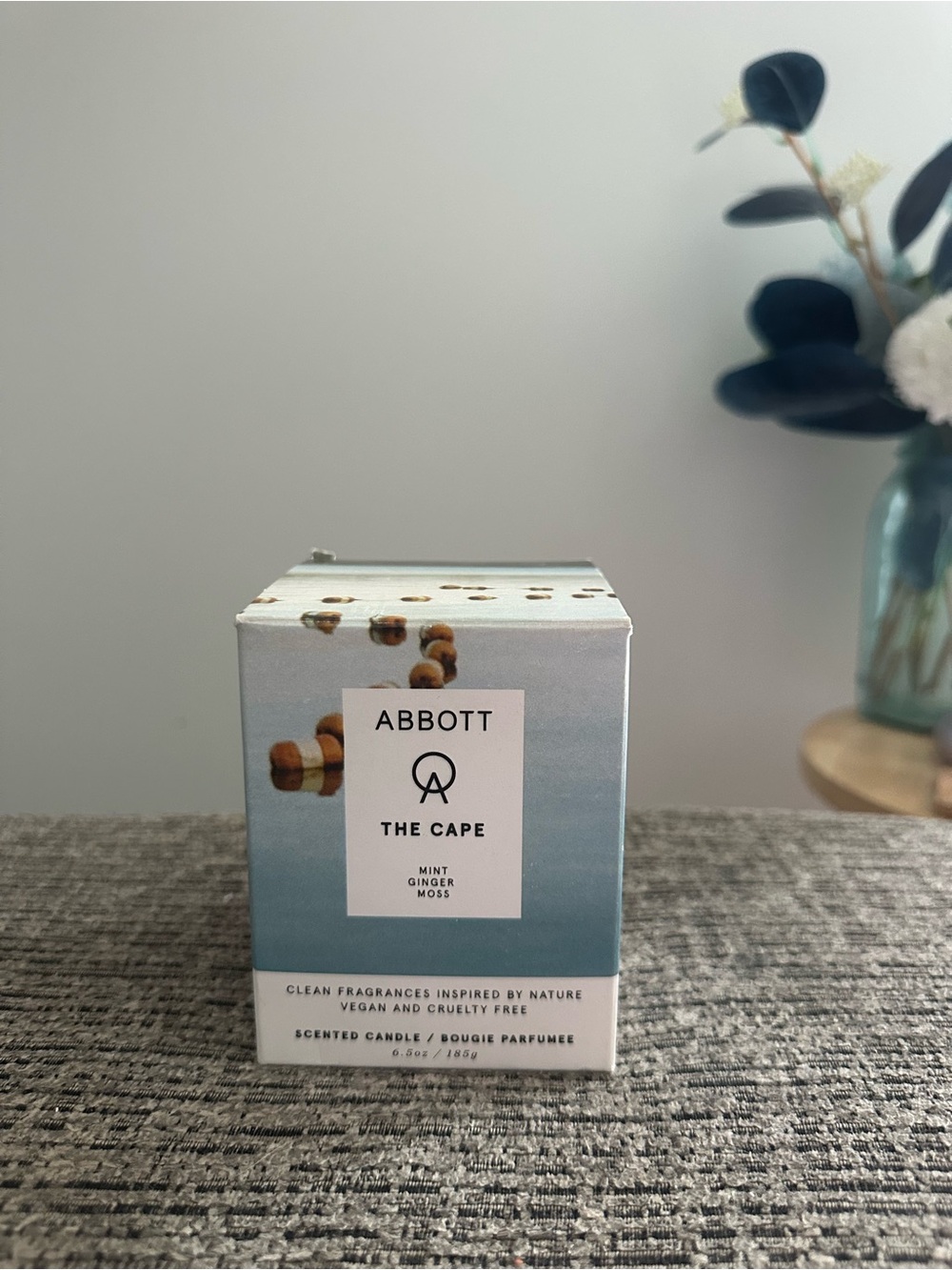 New in Box - Abbott The Cape Scented Candle - Mint Ginger Moss (White) - Picture 3 of 8